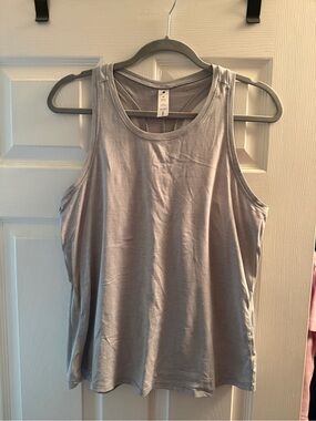 Yogalicious Light Gray Women’s Racerback Tank